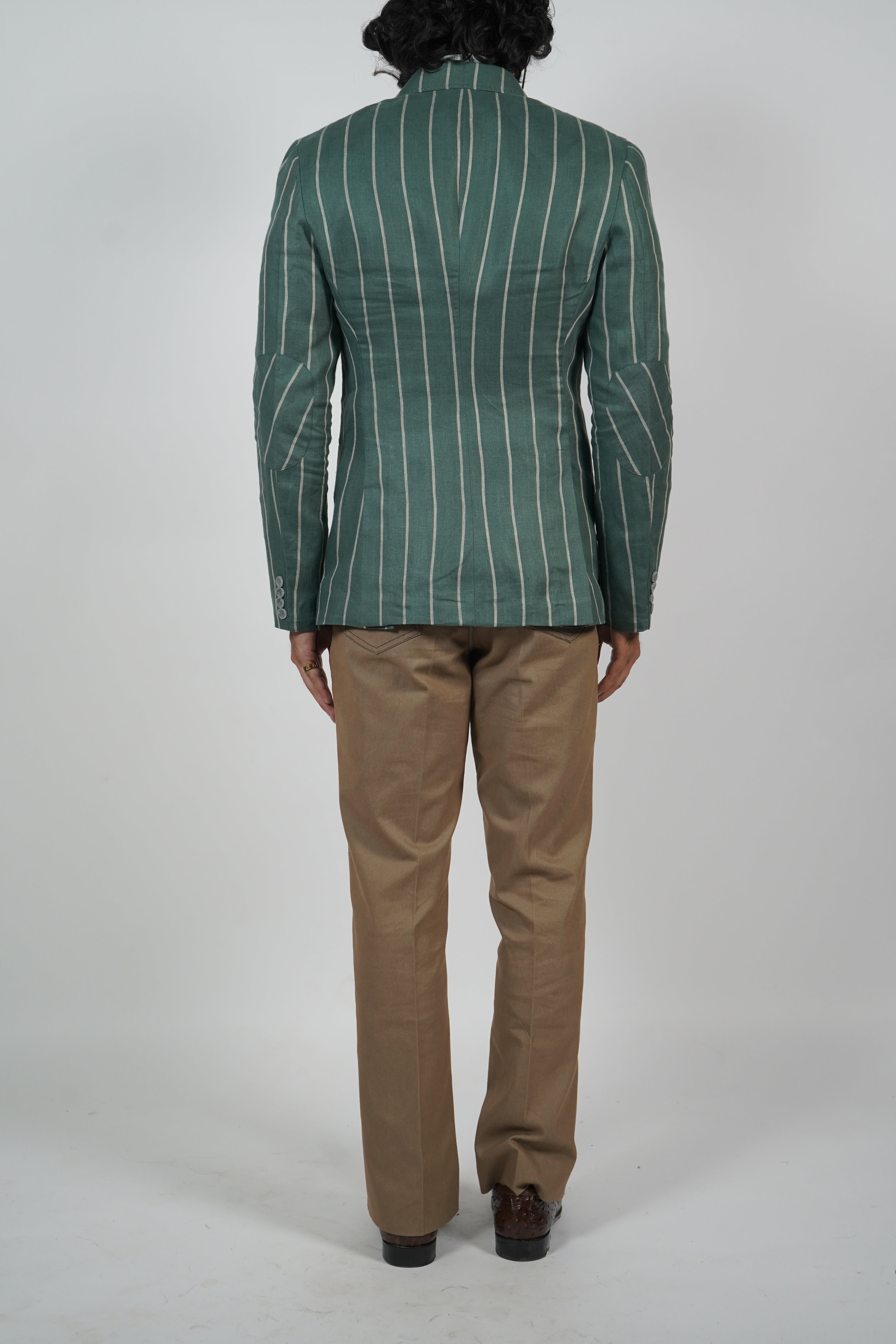 Green Linen Jacket